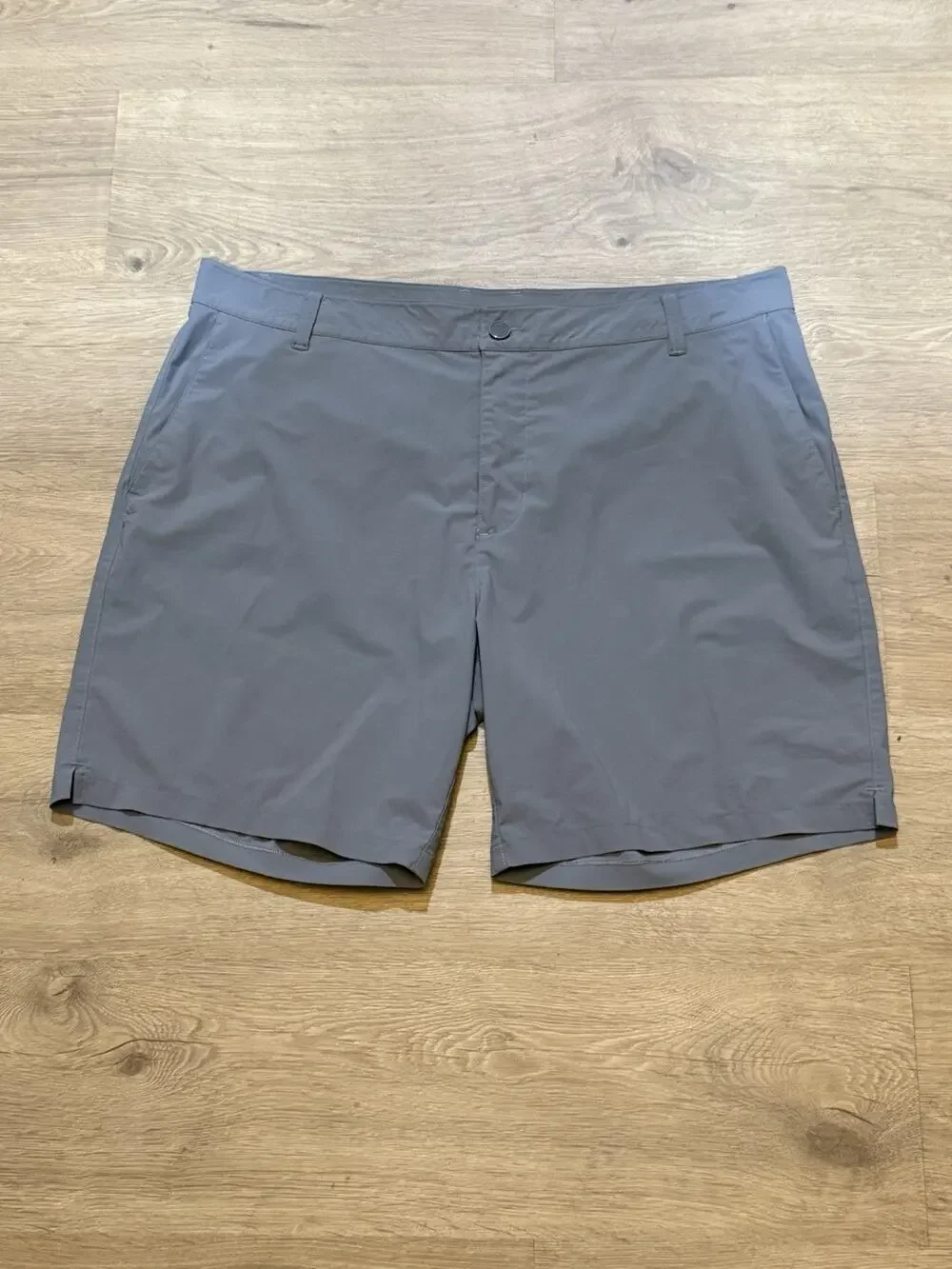 Rhone Commuter Shorts Mens 38 Lt Gray Khaki Performance Stretch Chino Athletic